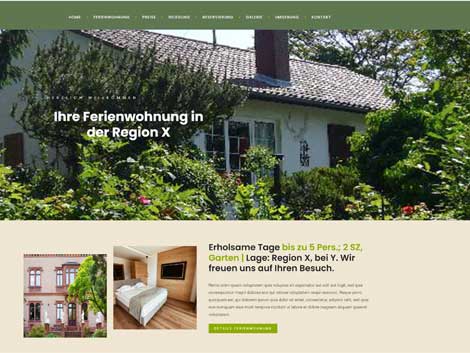 Website für mehrere Ferienwohnungen mit eigenen Belegungskalendern